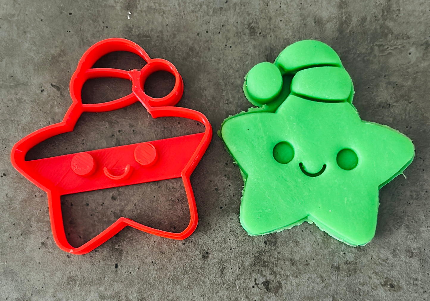 Étoile avec bonne de Noël