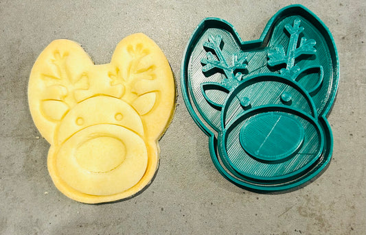 Tête élan avec un gros nez