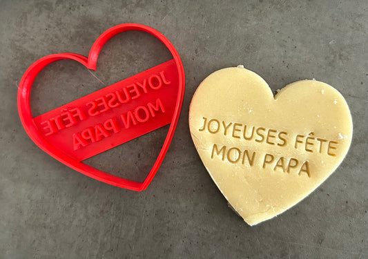 coeur joyeux fêtes mon papa